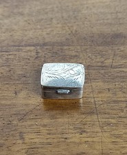 belle petite boite en métal rectangulaire rangement miniature pour bijoux