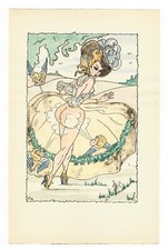 1945 pochoir aquarelle - ❤️,