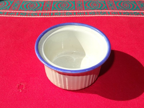 Ancien ramequin crème - ancien,