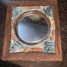 Miroir vintage en résine talosel 1960 1970 
