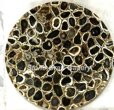 36 " Noir Agate Café Table