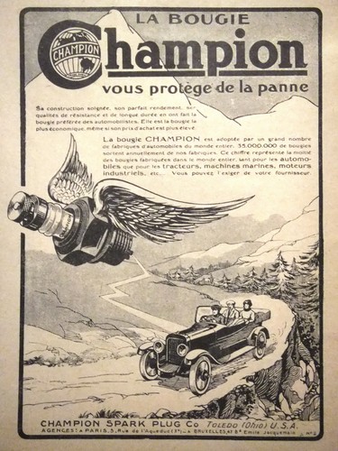 Publicité presse 1922 bougie - publicitÉ,