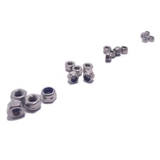 10/20pcs Écrous Nylstop INOX