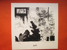 HERMANN SERIGRAPHIE  SIGNEE  JEREMIAH  ESPACE BD 35 X 35  NEUF