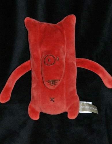 Doudou loup rouge - 🍀doudou,