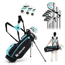 Set Complet de Clubs de Golf pour Femmes 15 Pièces Droitier avec Sac de Golf et
