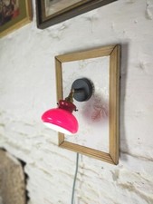 Applique rosace noire, tulipe