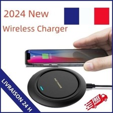 CHARGEUR SANS FIL RAPIDE 15W INDUCTION POUR IPHONE SAMSUNG HUAWEI XIAOMI