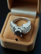 Bague rétro fantaisie ancienne taille 50 vintage pour collectionneur ou amateur