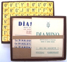 DIAMINO Jeu ancien 63 carrés