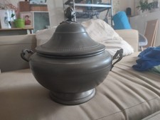 Soupière Etain LYS ROYAL fait main série limitée étain 97% numérotée