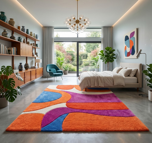 Tapis groovy area style - de,