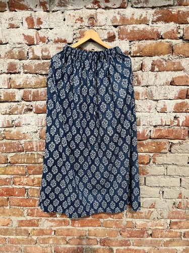 Neuf coton bleu indigo floral - bleu,