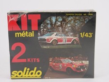 Solido 5094 Toyota Celica 1/43 – Kit Métal – 2 Voitures – Rare Neuf Boîte