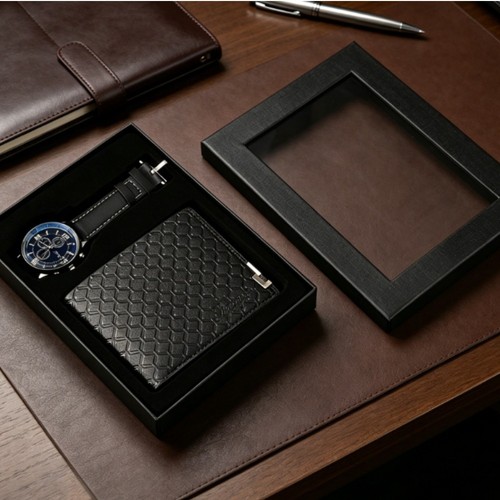 Ensemble portefeuille montre