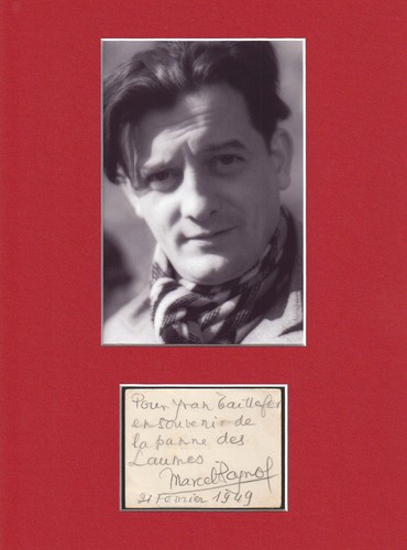 Autographe marcel pagnol - autographe,