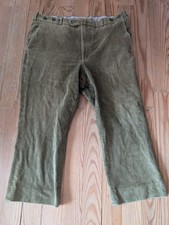 ancien pantalon en velours  Febvay France chasse travail maquignon laboureur
