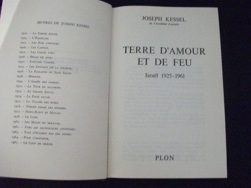 Livre terre amour et - livre, de