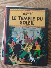 Tintin et le Temple du Soleil, Hergé, BD, petit reporter, 1966, vintage