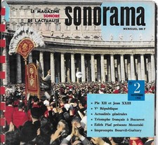 COLLECTION SONORAMA N° 2 (NOVEMBRE 1958)--PIAF/BOURVIL-GUETARY/PIE XII