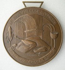 MEDAILLE CONFRERIE des POULARDIERS  BRESSE LOUHANS chevalier de la belle poule