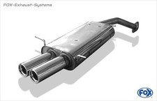 Silencieux Sport Ford Probe 2.5L Année 93-98 2x76 Rond Avec Abs.