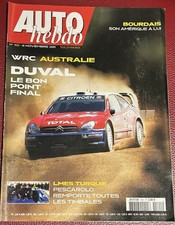 AUTO Hebdo AUTOhebdo 1521 16 Novembre 2005 Citroën WRC Australie Duval LMES Pesc