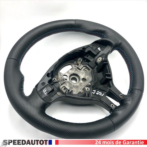 Volant cuir noir bmw - volant,