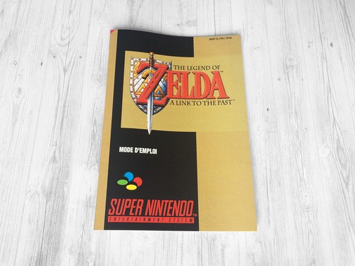 Notice snes booklet - booklet, zelda
