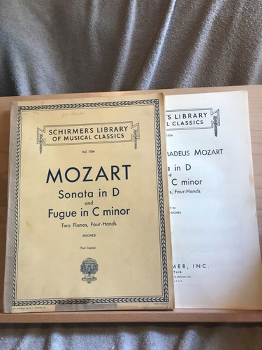 Mozart sonate ré fugue - en, ut