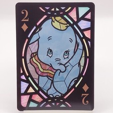 Cartes à jouer Dumbo Disney vitrail Tenyo diamants japonais 2 rares
