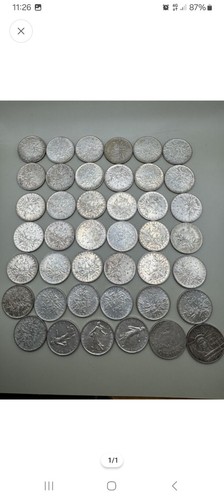 Pièce francs argent - de,