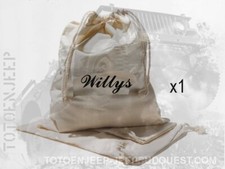 1 SAC BAG TOILE ACCESSOIRE  .  . jeep WILLYS  us ww2