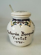 ? Ancien moutardier pot à moutarde Bocquet Yvetot, Digoin Sarreguemines 