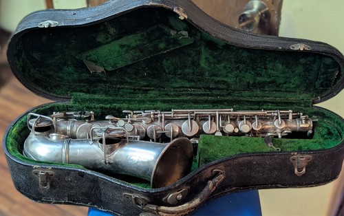 Vintage york saxaphone case - saxaphone,