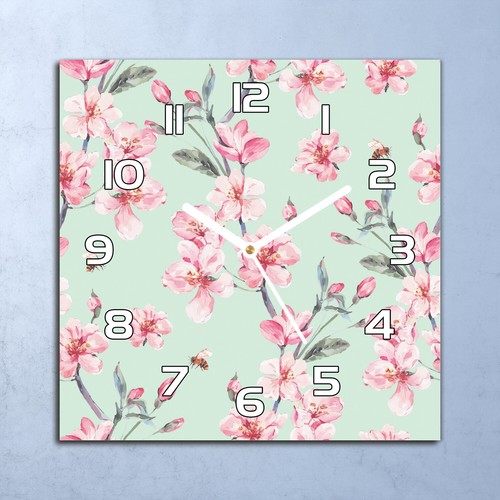 Horloge murale verre - horloge, 30x30