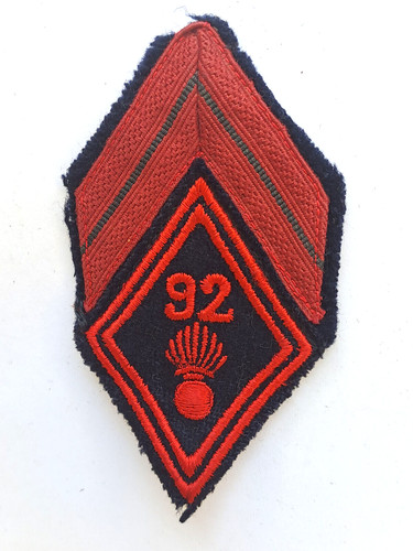 012875 losange infanterie - , 92