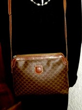   magnifique sac authentique *celine**cuir  macadam vintage bel etal*