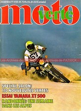 MOTO VERTE  44 Essai de la YAMAHA XT 500 Enduro ; SWM 320 TL ; Salon Moto 1977