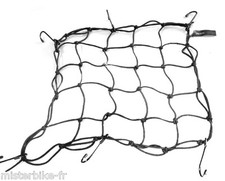Filet de bagage transport casque pour moto scooter quad 6 crochets ( 30 x 30 cm)