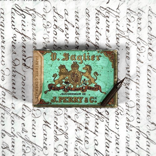 Boîte plumes turquoise - boîte, «