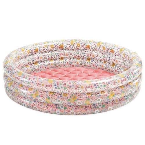 Piscine gonflable fleurs - piscine, gonflable,