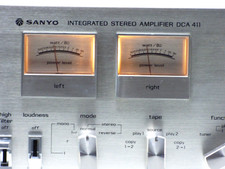 AMPLI SANYO DCA 411  (Scott Marantz Akai Luxman Sony Pioneer Denon )2 x 45w ??