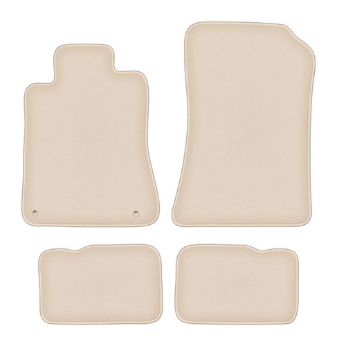 Tapis sol velours beige - tapis,