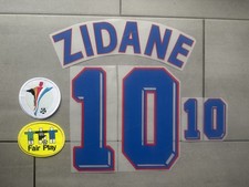 Kit Patch Flocage ZIDANE #10