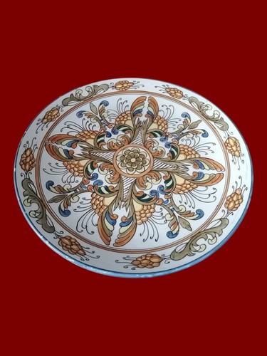 Grand plat rond faience - grand, en