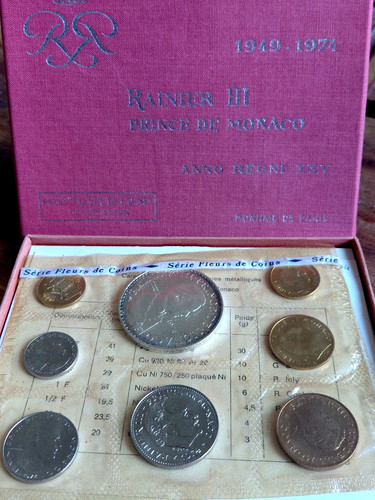Monaco coffret fdc avec la - coffret,