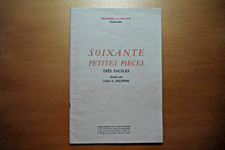 Partitions , 60 petites pieces tres facile , Delepine , 1951 Biblio l organiste