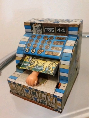 Computer bank jouet tole - computer,