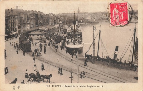 Dieppe depart la malle - depart, de